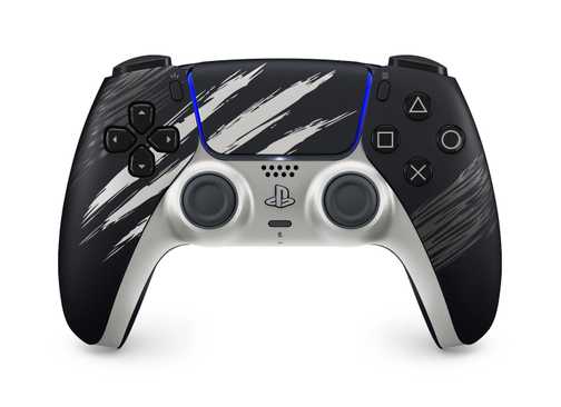 Wolverine PS5 Adamantium DualSense on white background