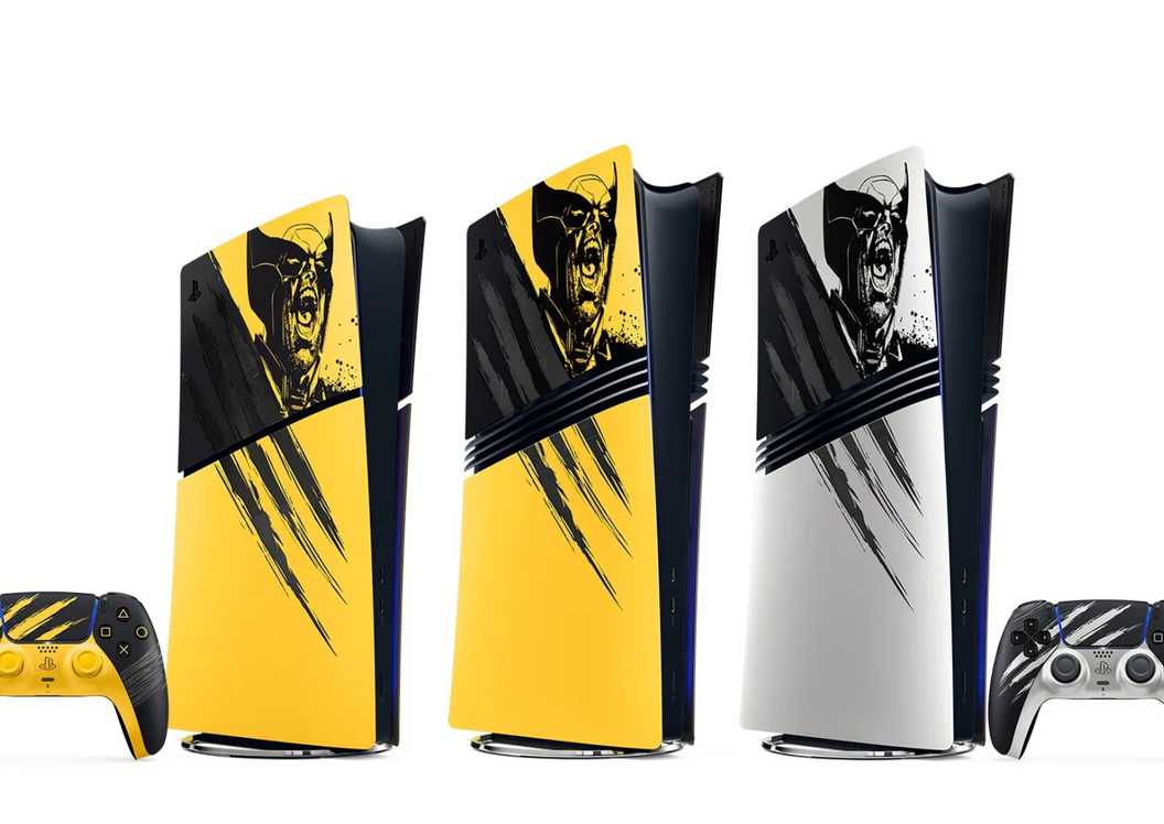 Wolverine PS5 Console Bundles and Covers on a white background