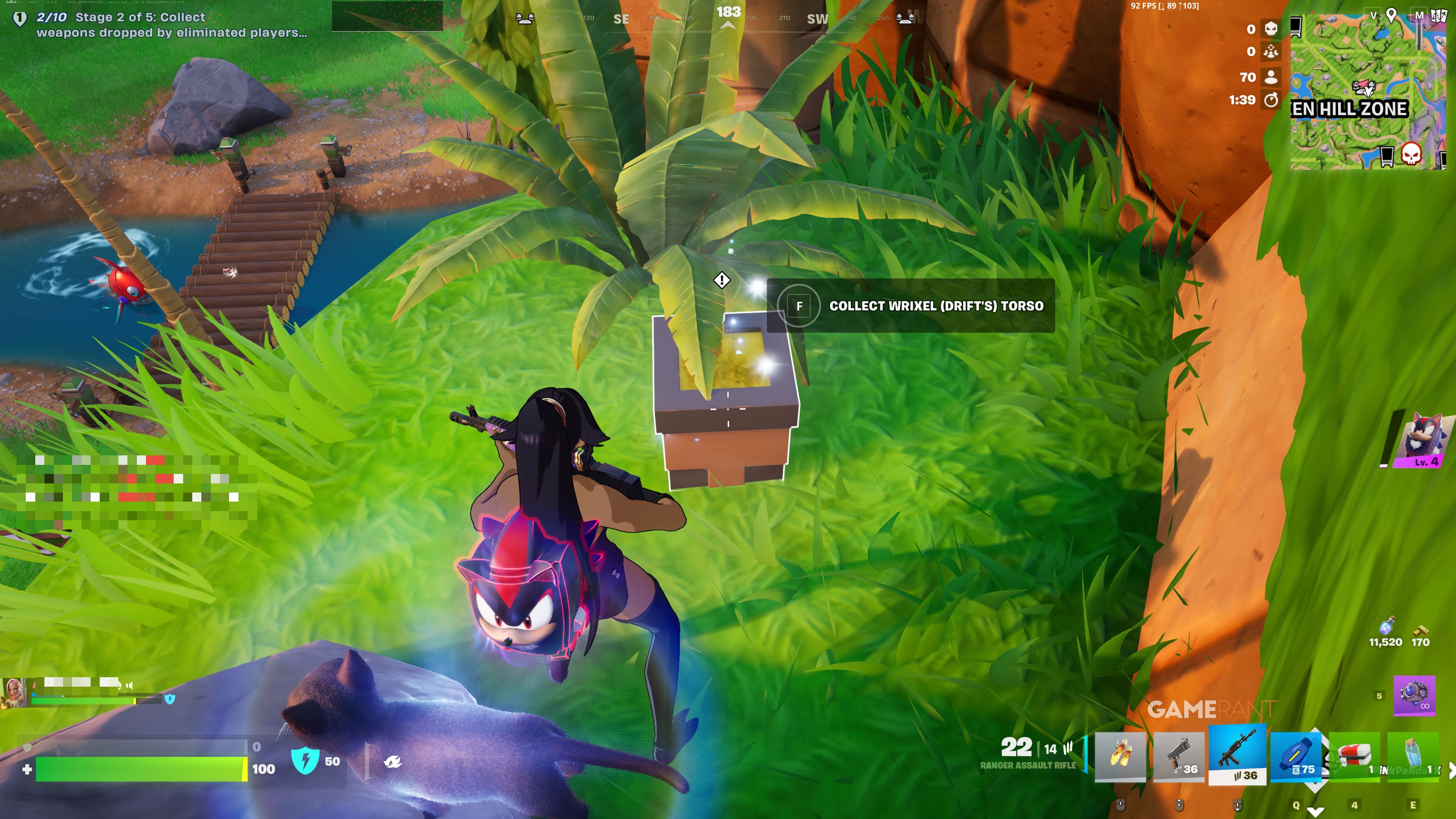Wrixel Drift's Part Locations (Green Hill Zone) - Fortnite - 1