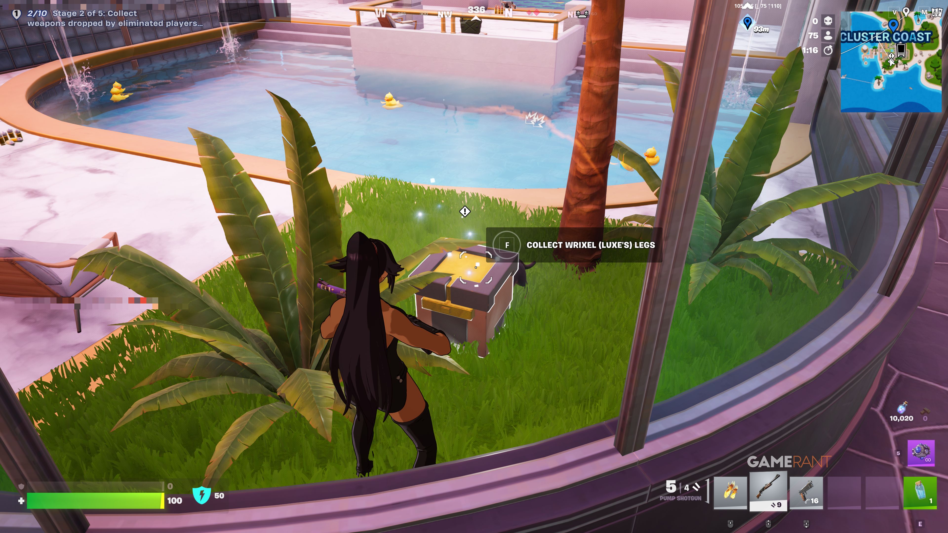 Wrixel Luxe's Part Locations (Cluster Coast) - Fortnite-1