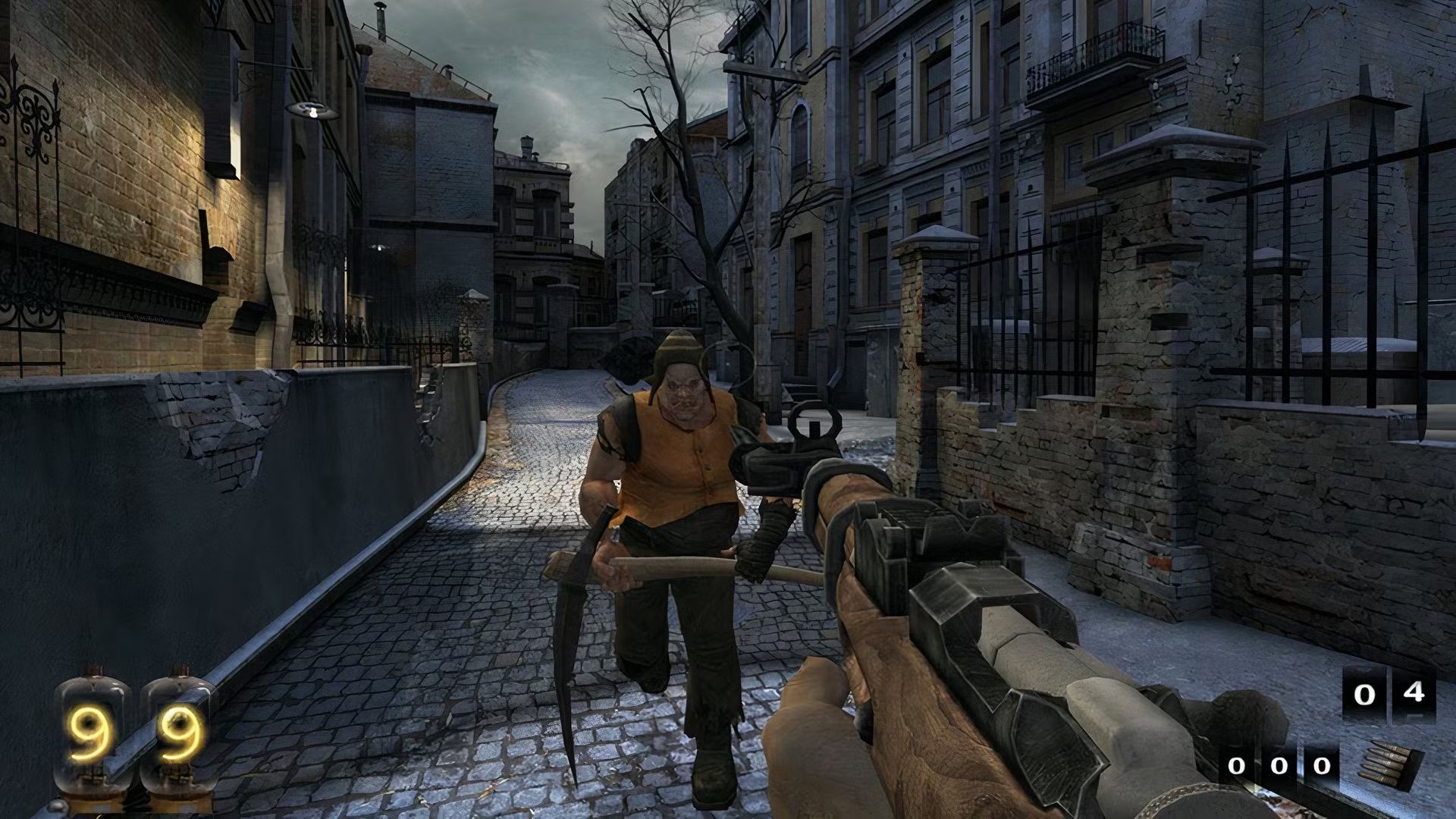 you are empty aiming rifle at enemy fix