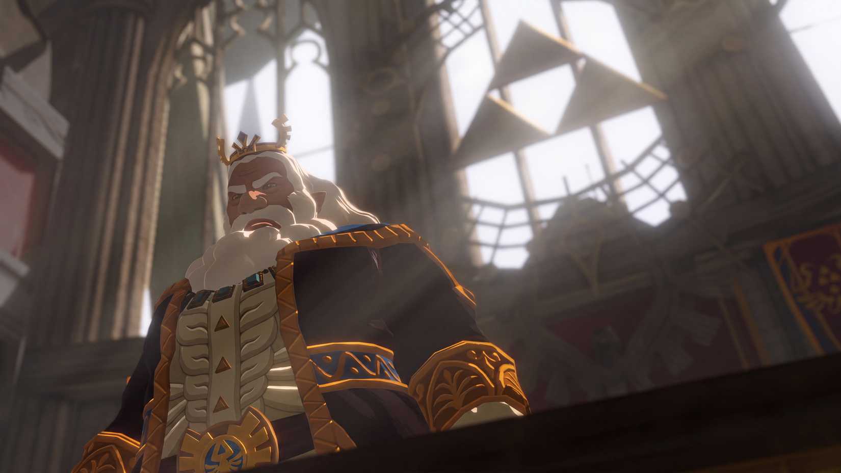 Zelda Breath of the Wild King Rhoam throne room