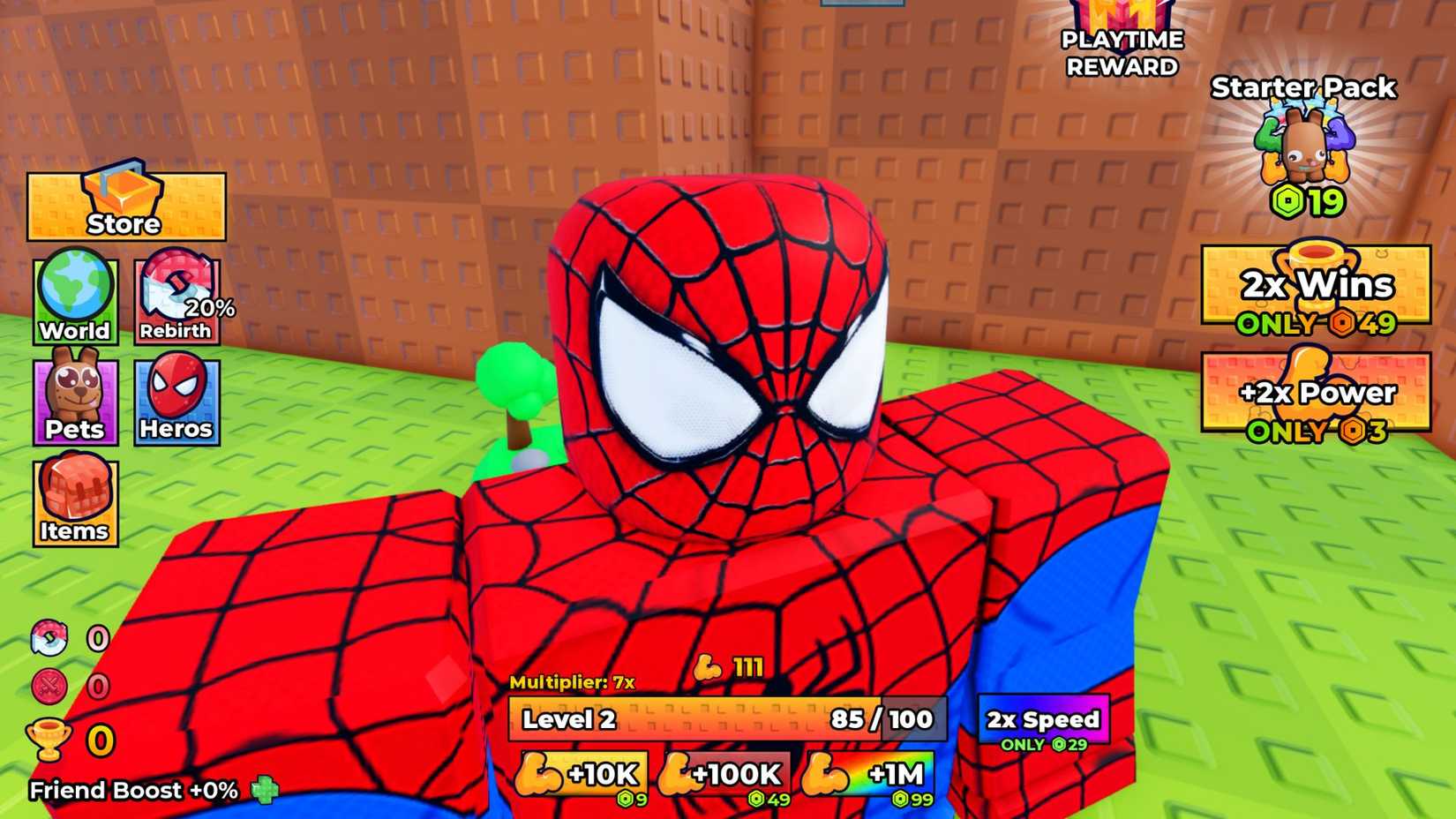 +1 Superhero Evolution character