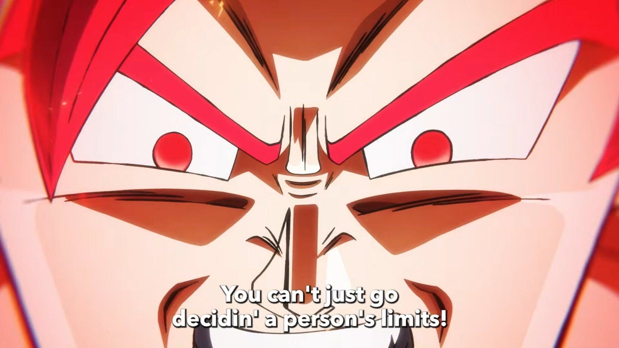 Goku powering up VS Frieza in Dragon Ball Super: Beerus