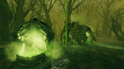 Valheim Bonemass and altar