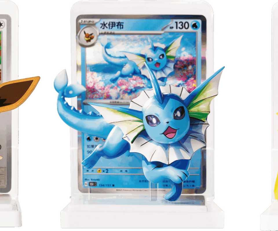 pokemon tcg eevee and eeveelution figurines