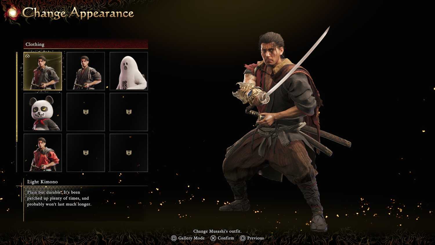 Semua Kostum & Kosmetik di Onimusha: Way of the Sword 12 Onimusha Way of the Sword Light Haori outfit