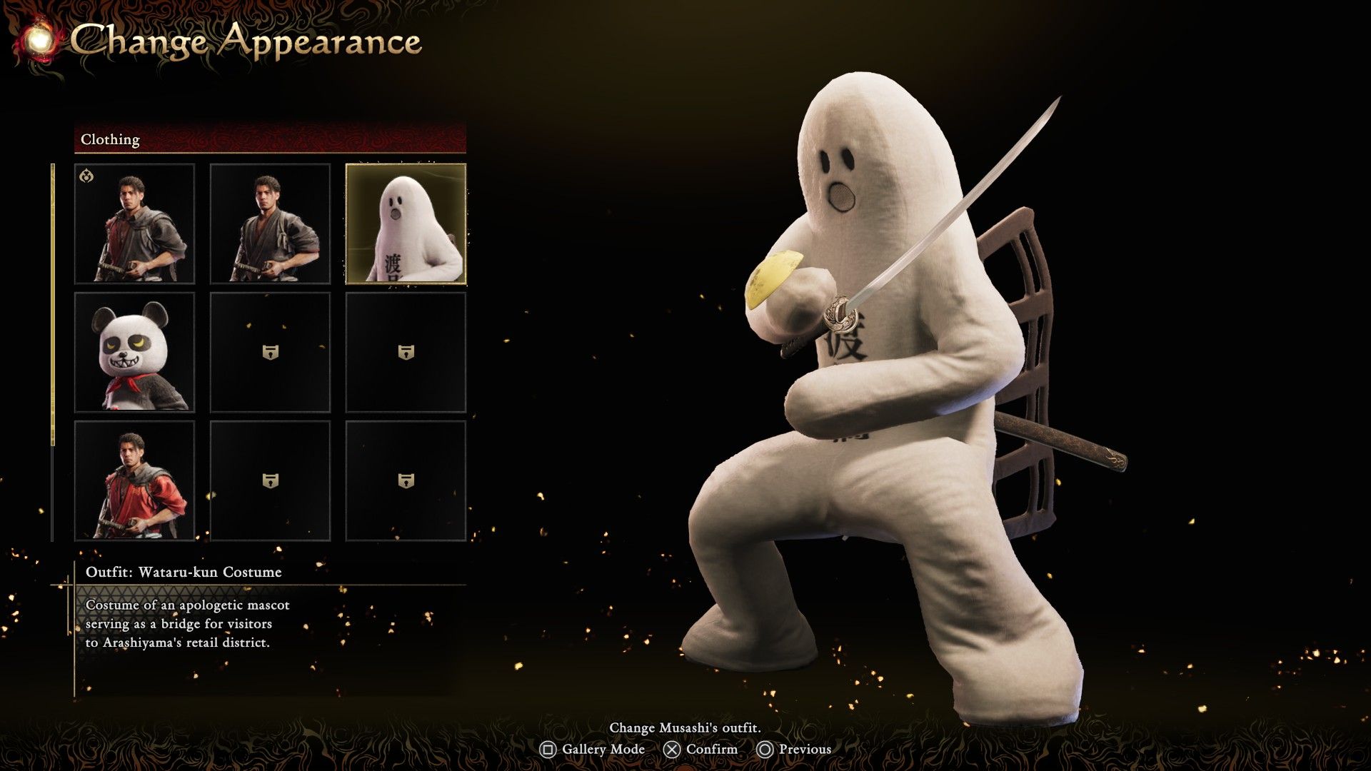 Onimusha: Way of the Sword Wataru-kun costume
