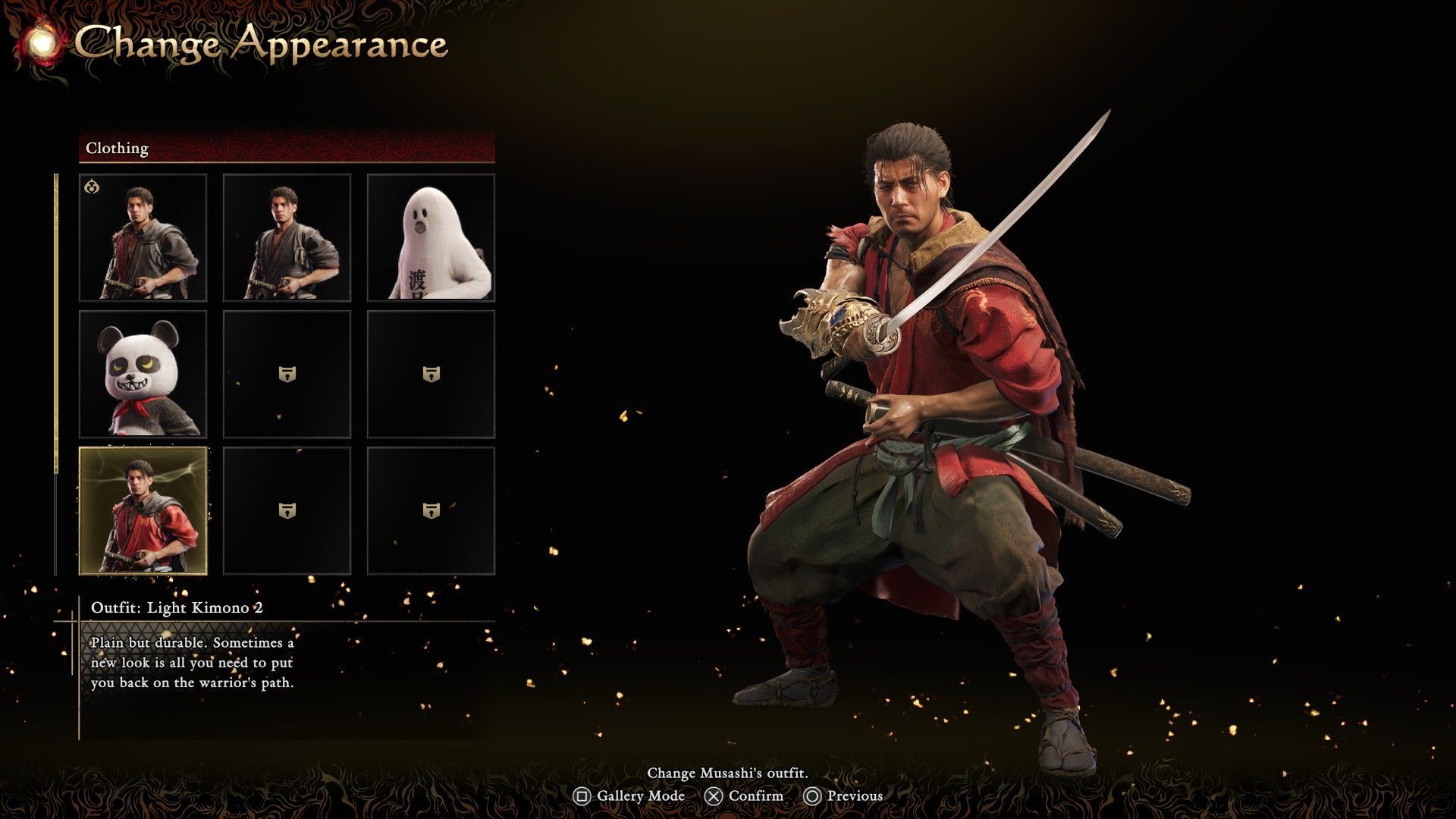 Onimusha Way of the Sword Light Haori 2 outfit