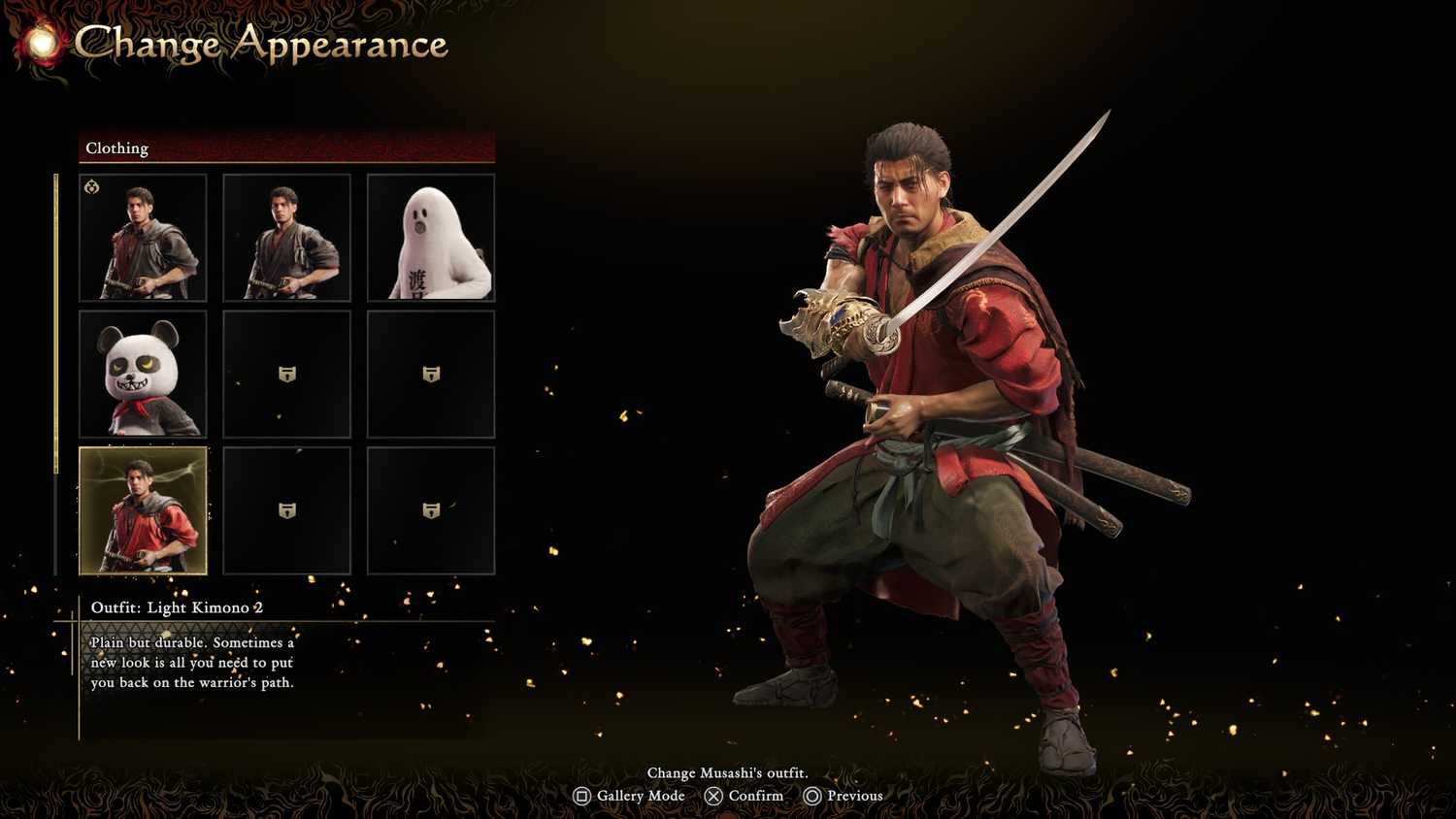 Semua Kostum & Kosmetik di Onimusha: Way of the Sword 13 Onimusha Way of the Sword Light Haori 2 outfit