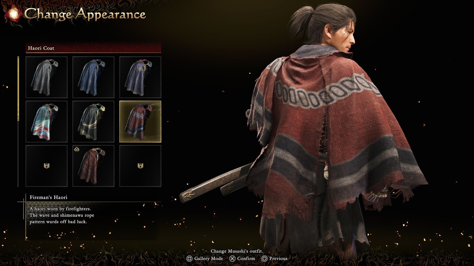 Onimusha: Way of the Sword Fireman's Haori