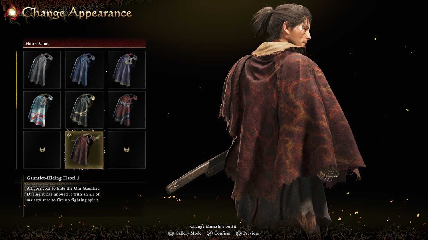 Semua Kostum & Kosmetik di Onimusha: Way of the Sword 18 Onimusha Way of the Sword Gauntlet-Hiding Haori 2