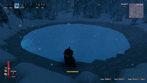 Valheim Deep North frozen pond