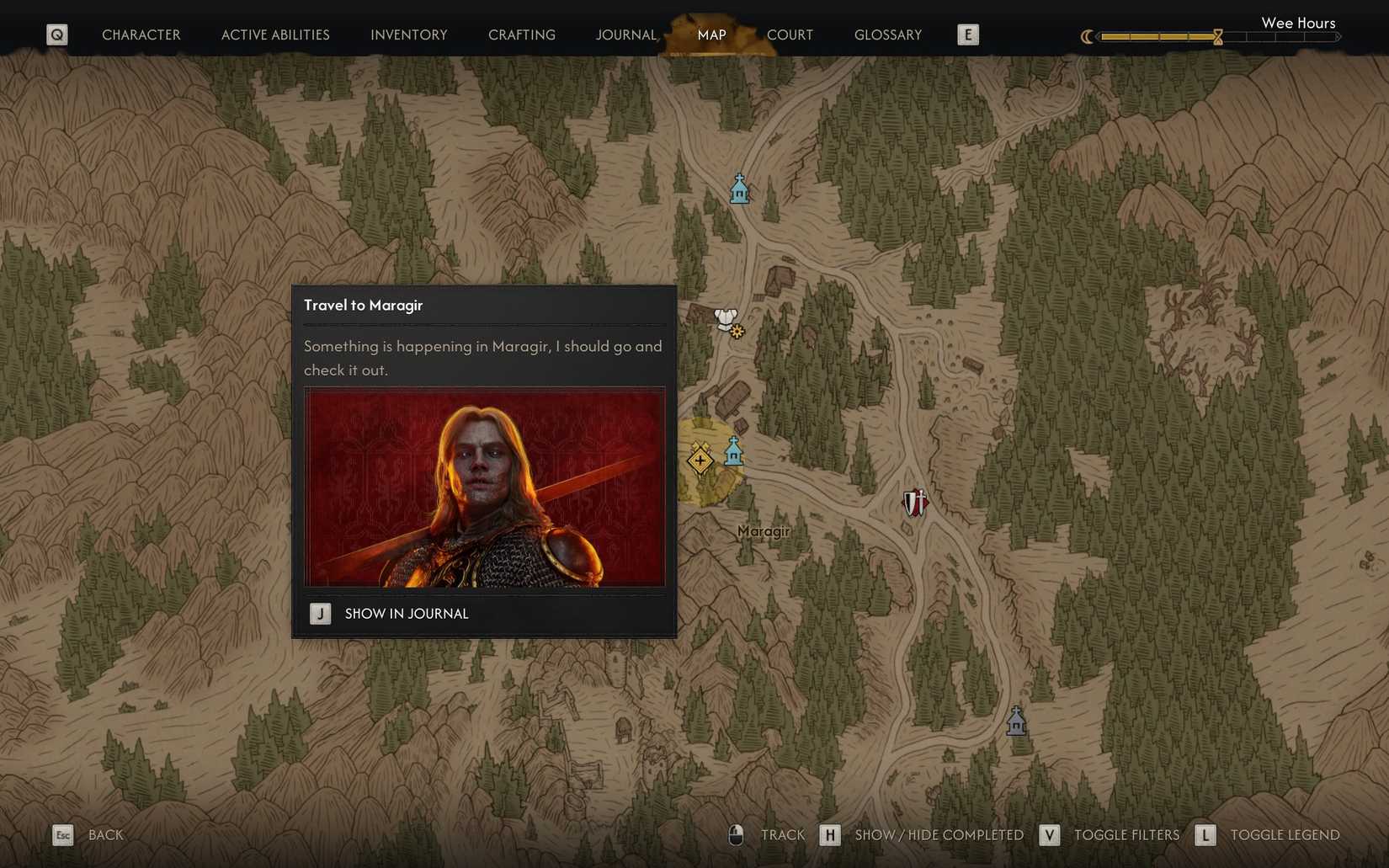 Blood of Dawnwalker Ambrus location Maragir