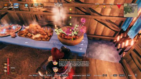 Valheim Placing down a feast