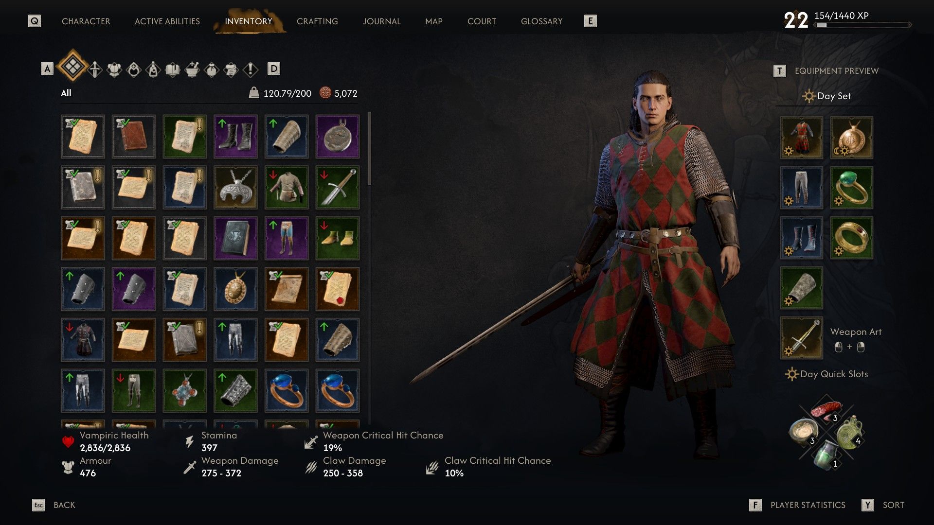 Best Weapons to Get First in Blood of Dawnwalker
