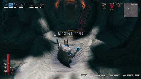 Valheim Winding Tunnels dungeon