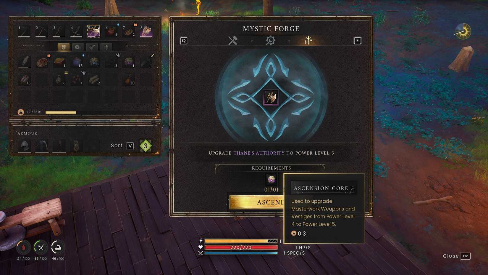 Runescape Dragonwilds Thane's Authority upgrade