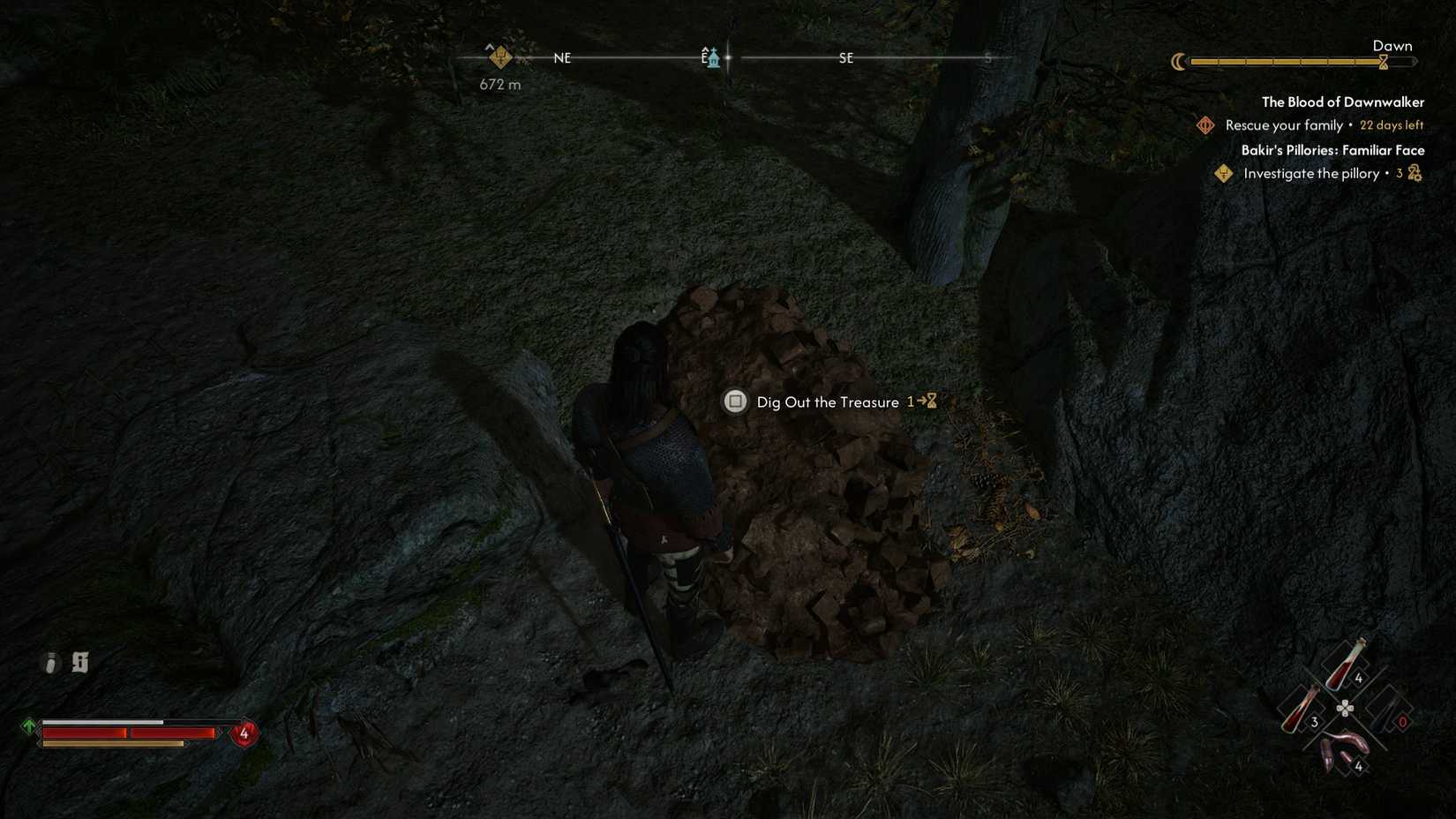 Blood of Dawnwalker Kingslayer buried treasure