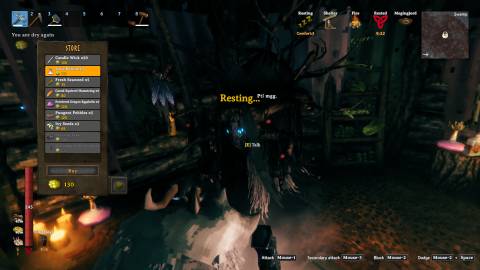 Valheim Bog Witch inventory