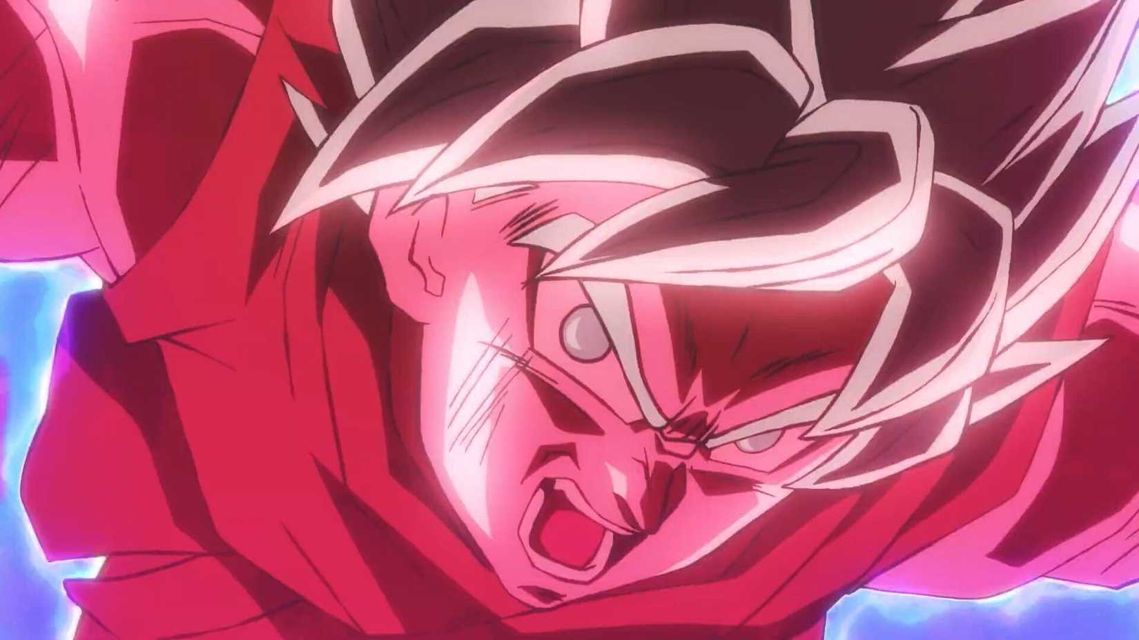 Super Saiyan Blue Kaioken Goku in Dragon Ball Super: Beerus
