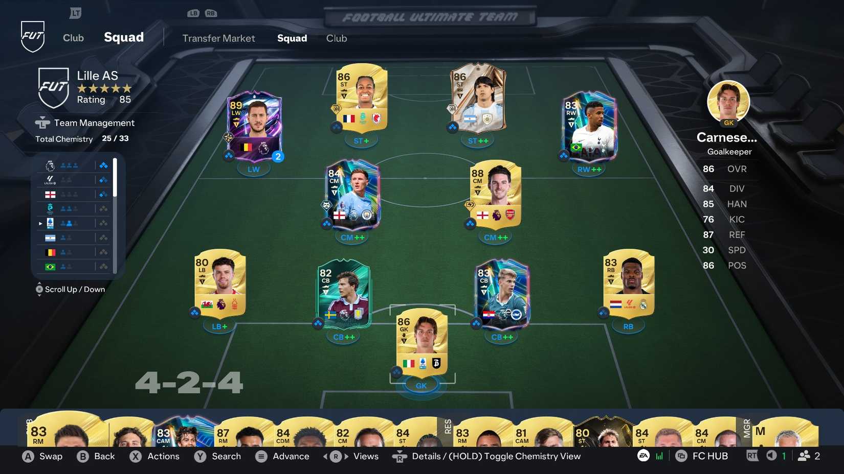 4-2-4 Formation - FC 27