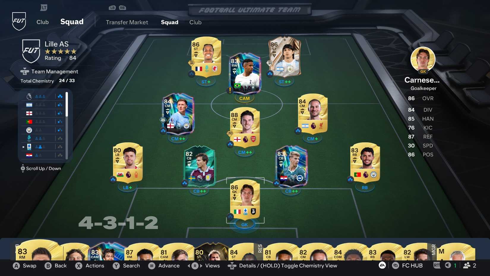 4-3-1-2 Formation - FC 27
