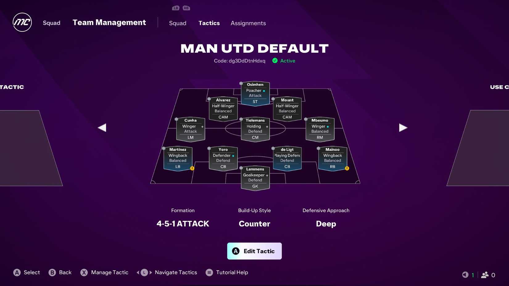 4-5-1 Formation - FC 27
