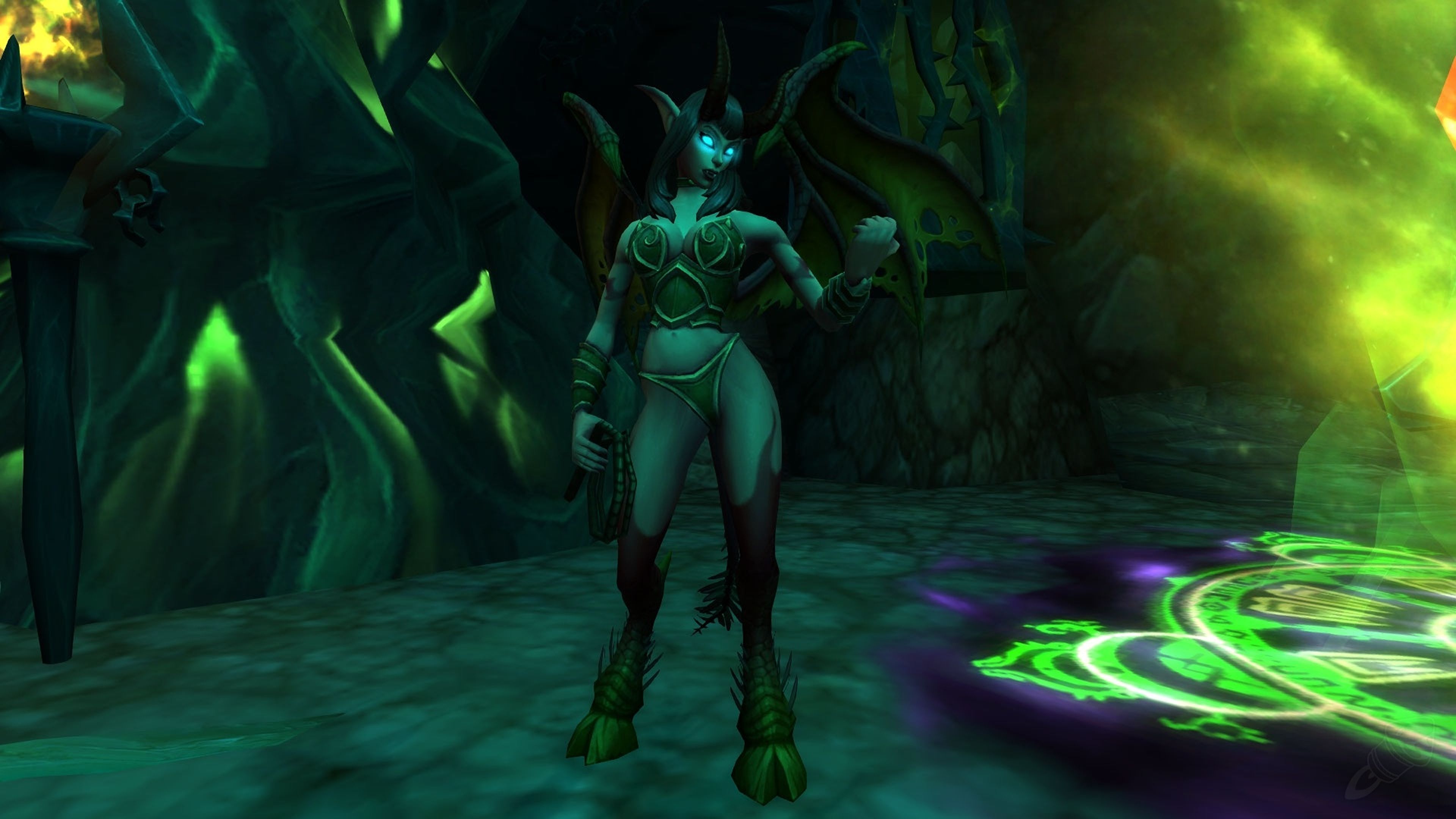 A succubus from World of Warcraft