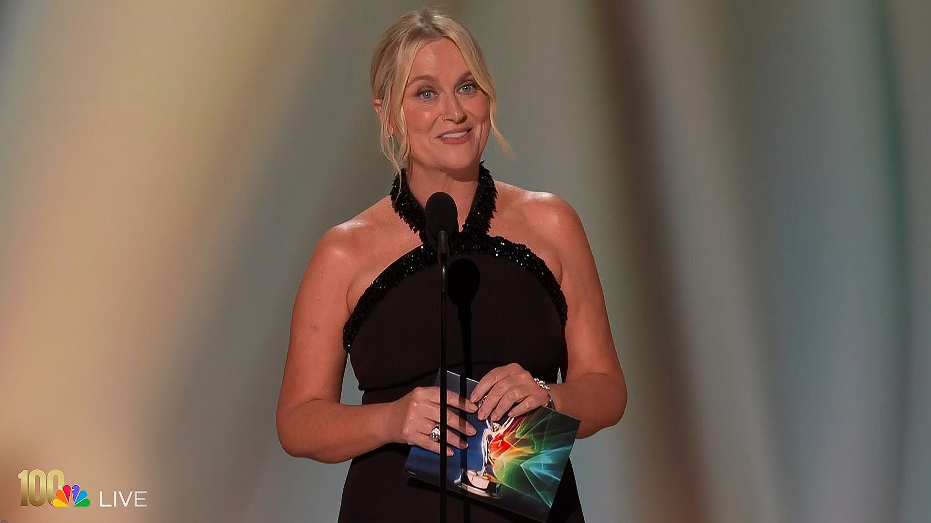 78th primetime emmys awards Amy Poehler speaking presenting best supporting actress award on stage