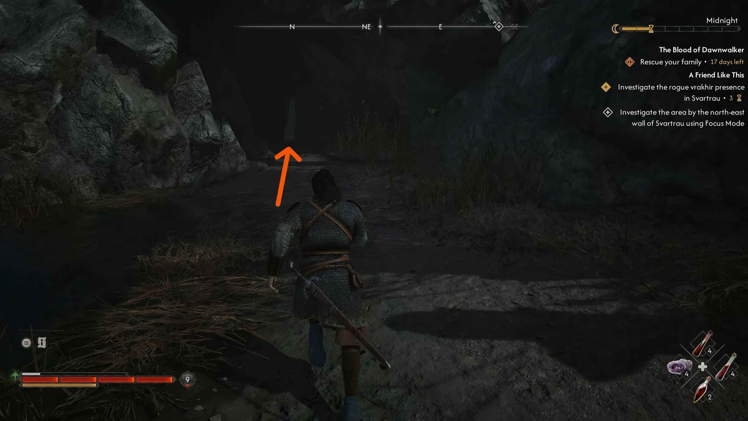 A Bulwark Against Darkness quest 3 in the blood of dawnwalker