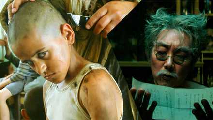 A split image of stills from Incendies and The Handmaiden