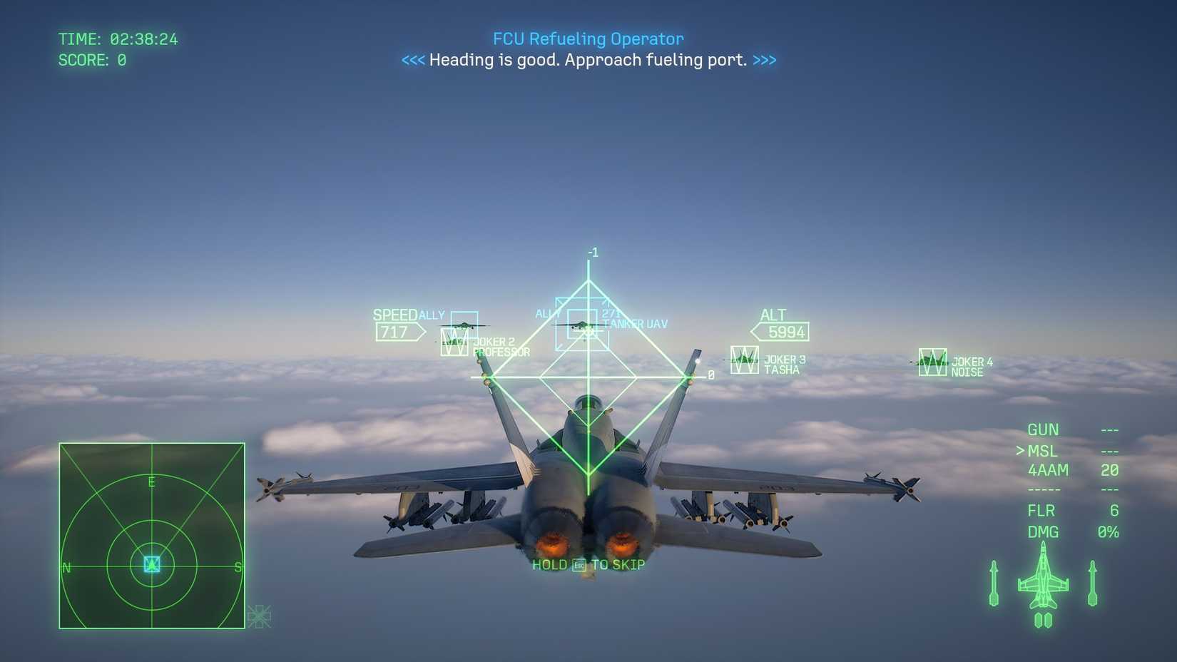 Ace Combat 8 Learning Maneuvers will save your life