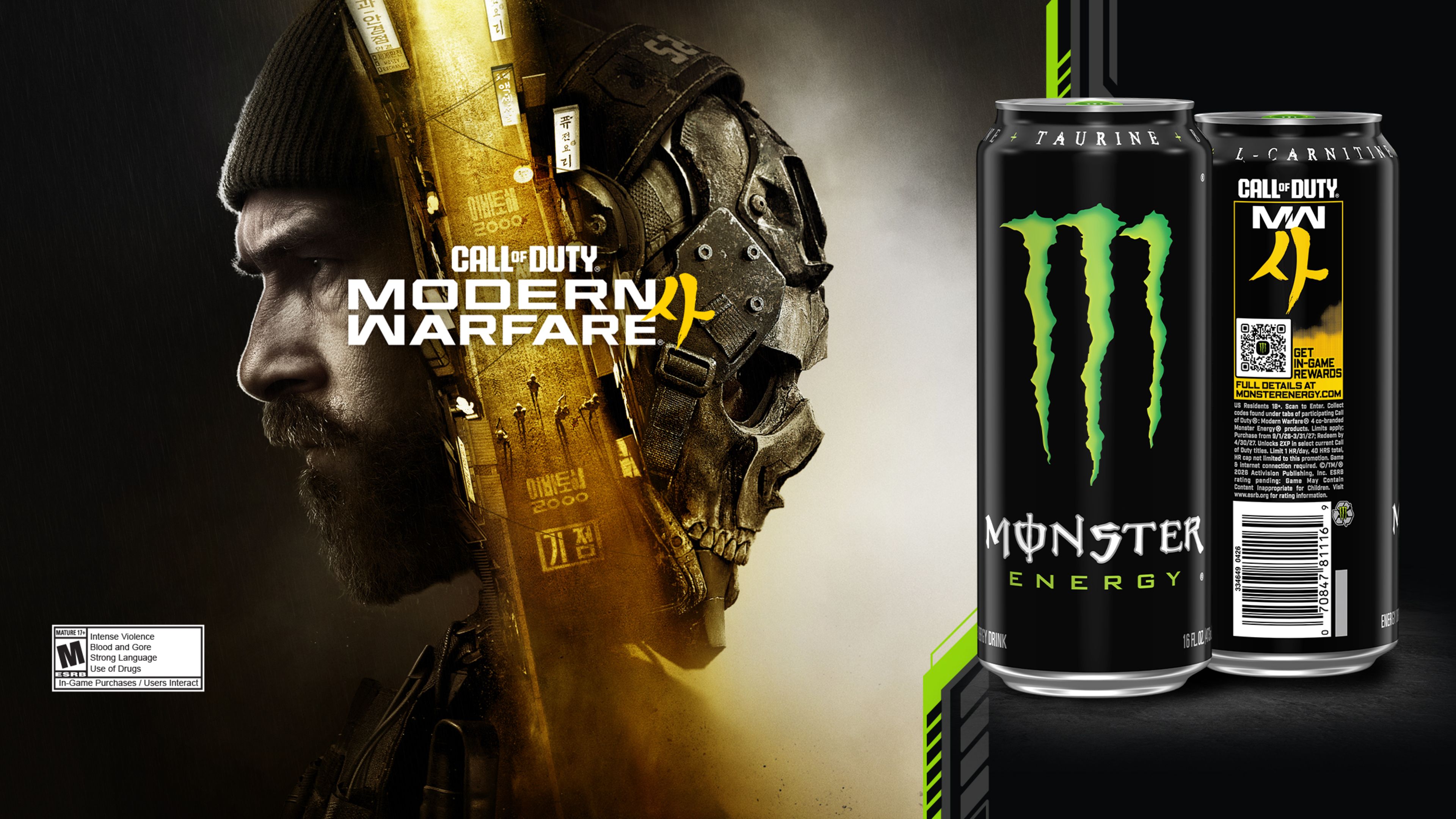 All COD Modern Warfare 4 x Monster Energy Rewards (& How to Redeem Codes)