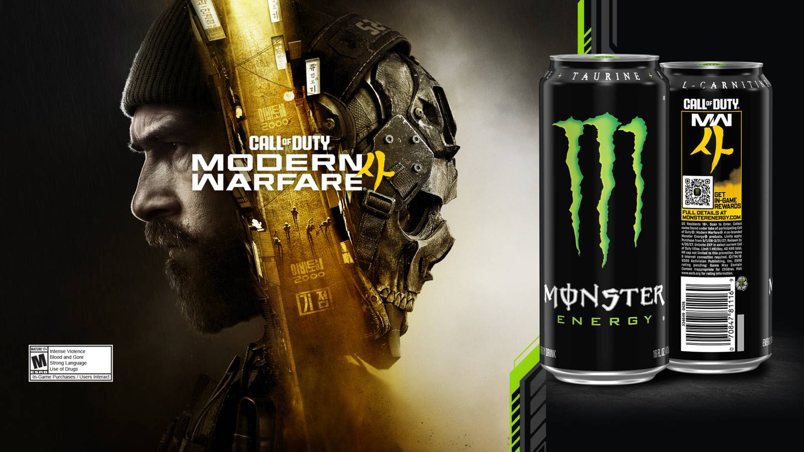 All COD Modern Warfare 4 x Monster Energy Rewards (& How to Redeem Codes)