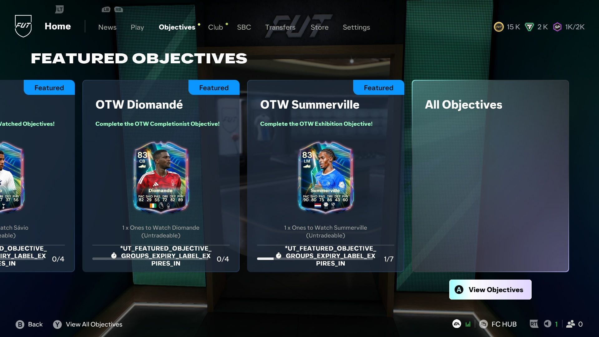 All Objectives - FC 27
