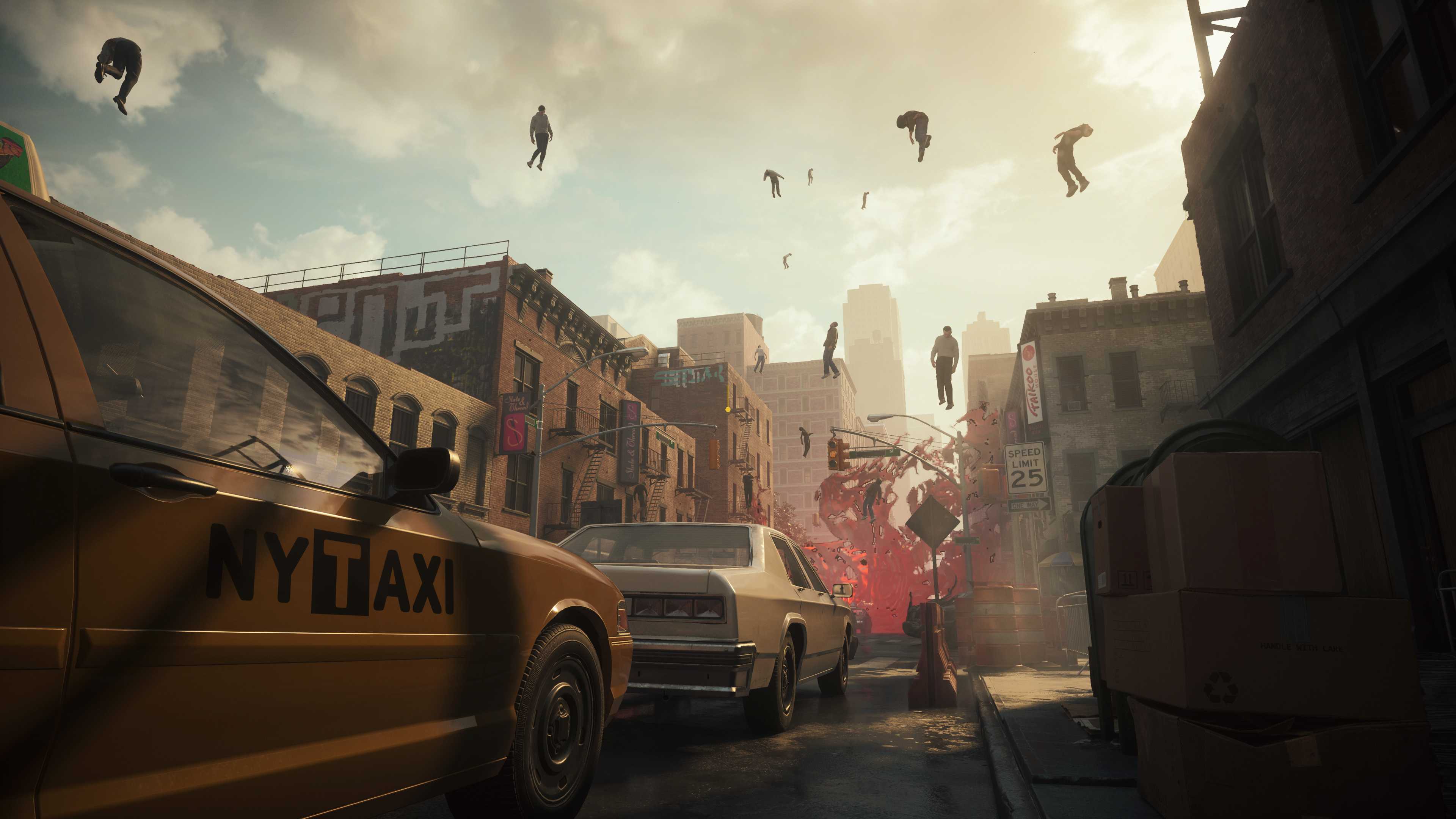 Altered people floating in Control Resonant's open world