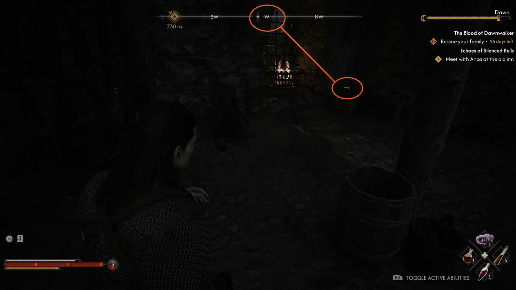 ambrus dungeon judge and executioner proof location 3 in the blood of dawnwalker