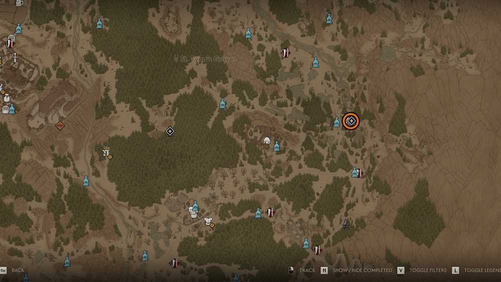 Localiza&ccedil;&atilde;o da loja de Anca em The Blood of Dawnwalker