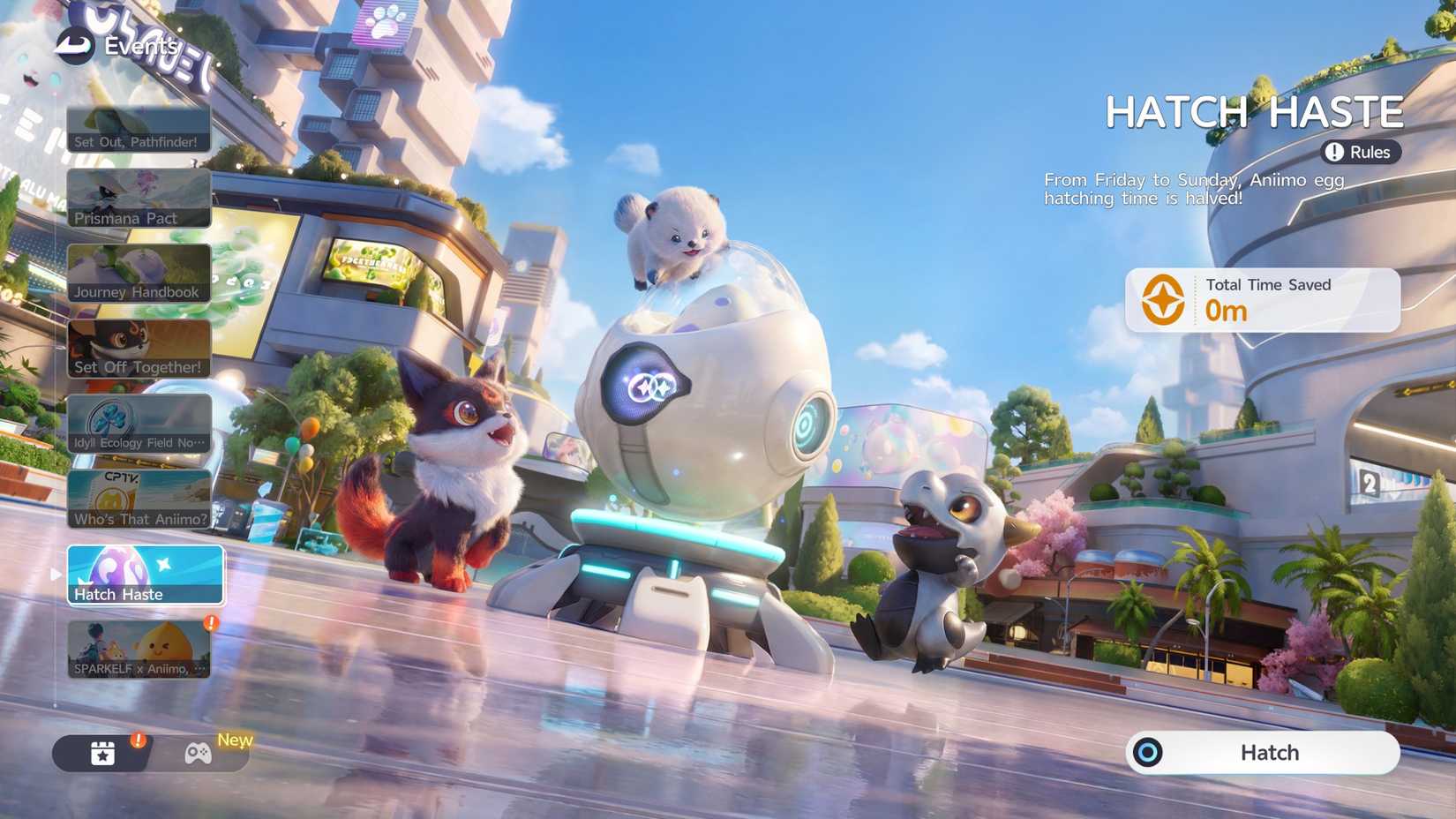 Aniimo Hatch Haste Event