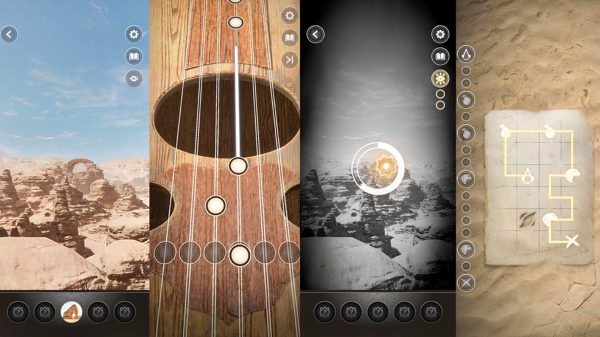 some of the minigames in the assassin's creed mirage: alula app.