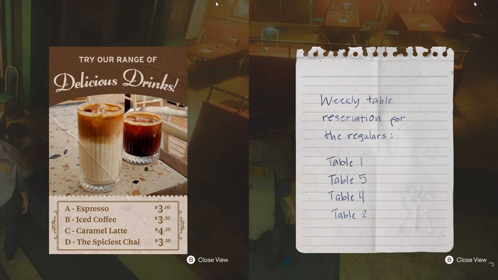 Atlantis Cafe Cash Register Code Hint Control Resonant