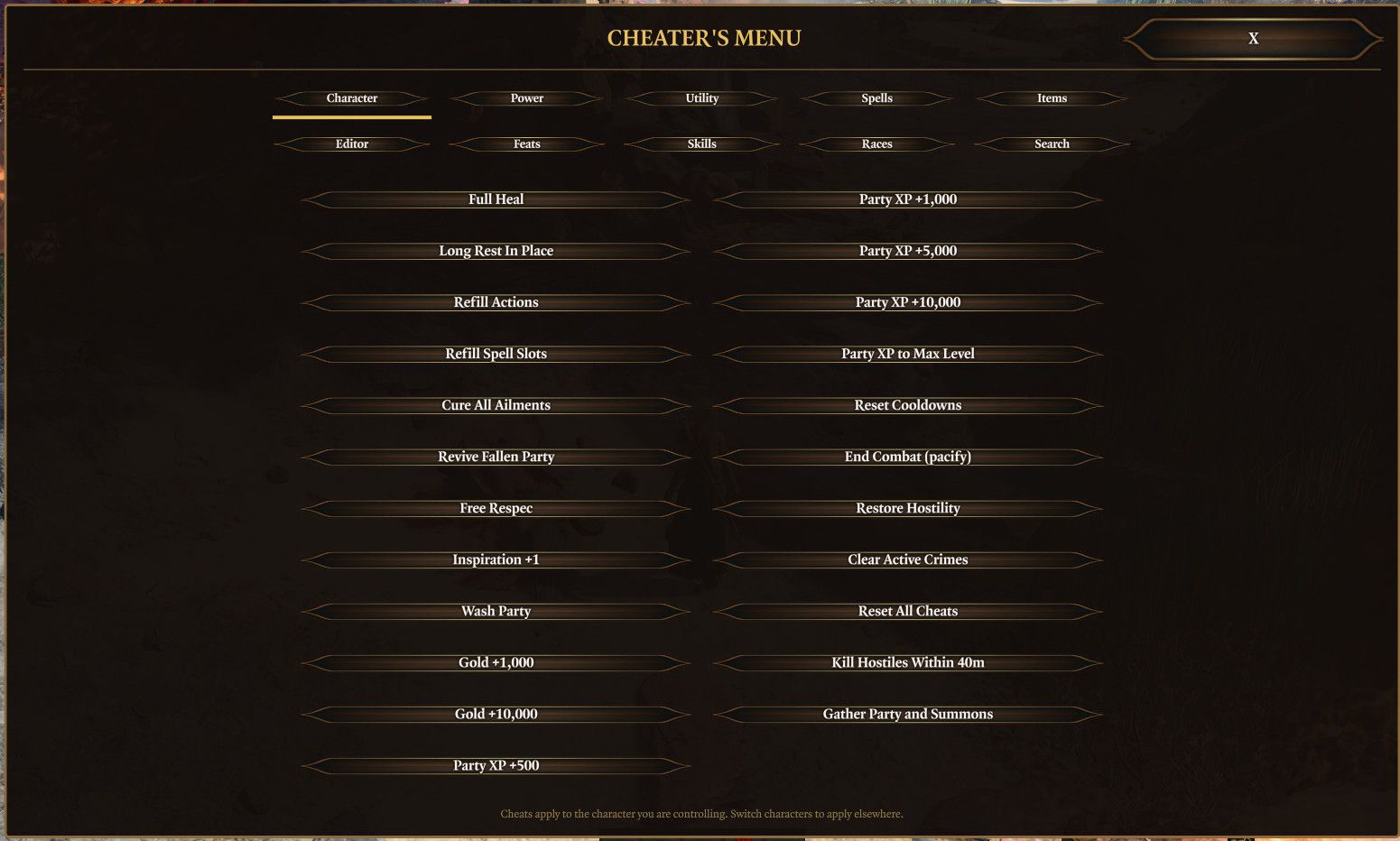 baldurs-gate-3-cheaters-menu-character