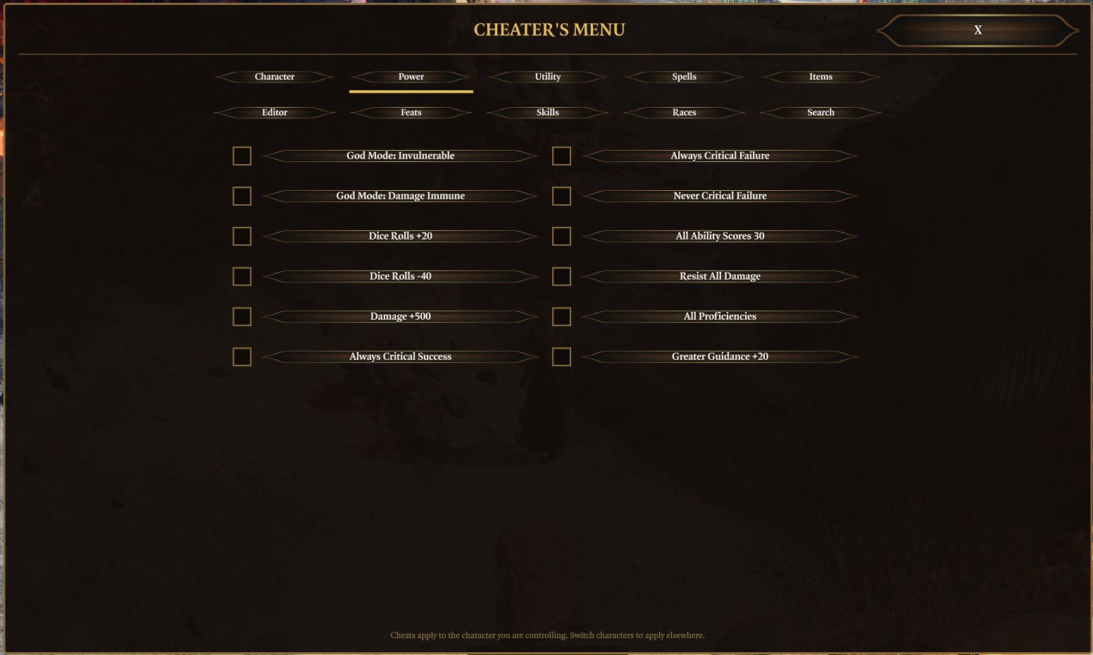 baldurs-gate-3-cheaters-menu-power