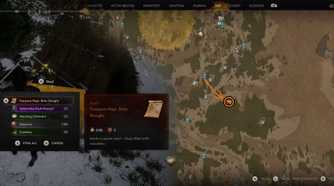 Semua Lokasi Harta Karun di The Blood Of Dawnwalker (Peta Harta Karun & Will-O-The-Wisp) 23 Bandits's Treasure Map Briar Sloughs in The Blood of Dawnwalker