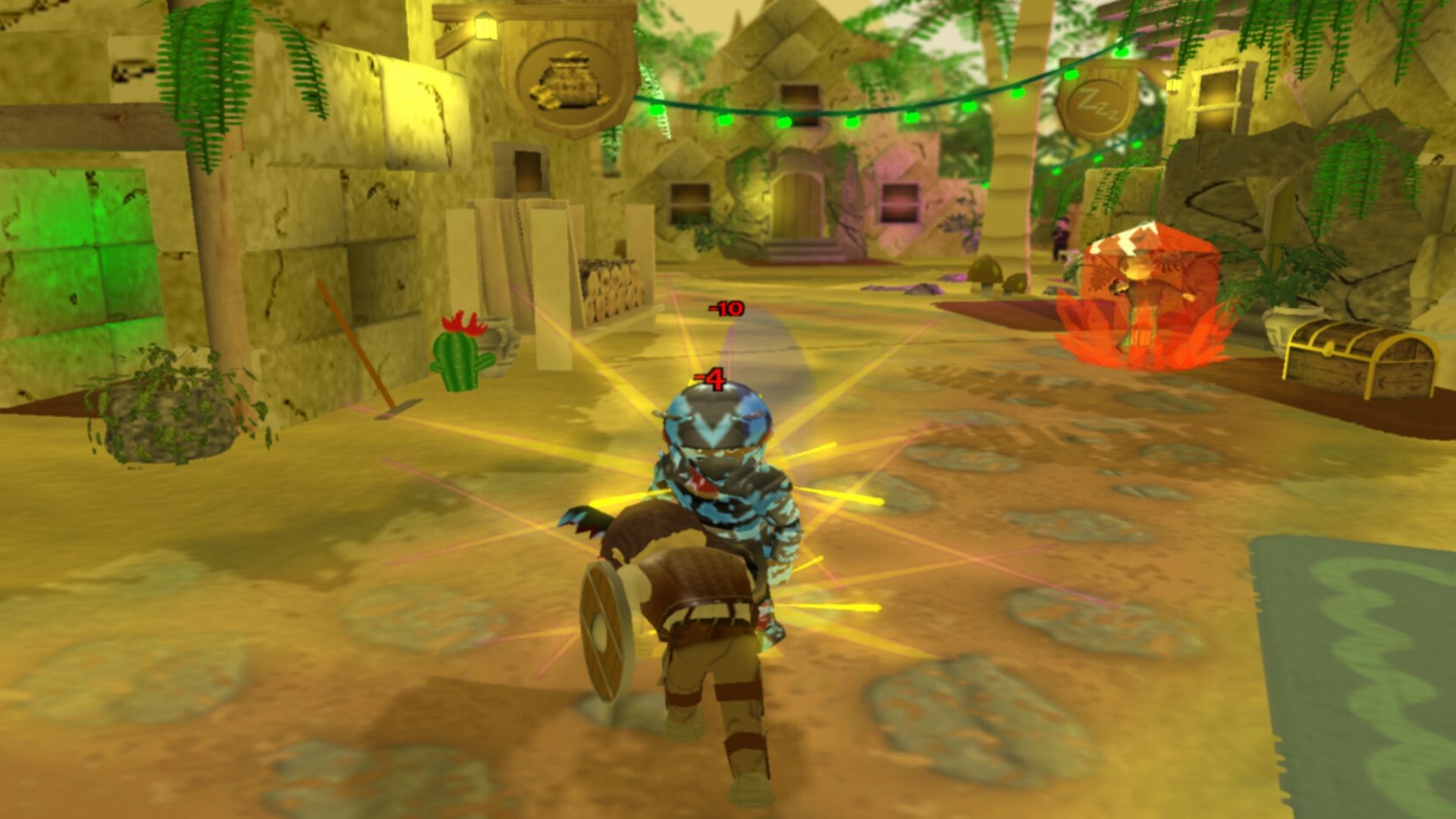 Secrets of Temple Isle combat
