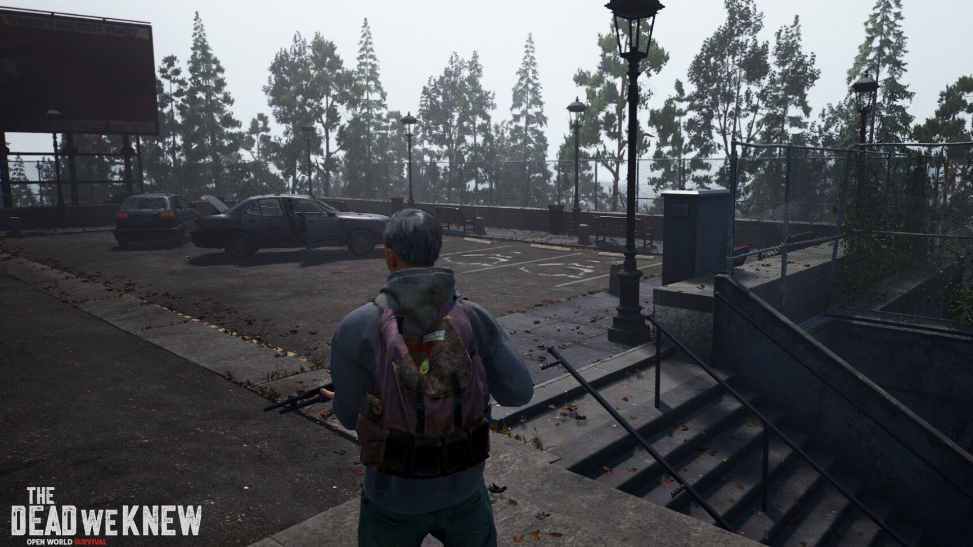 Exploring an abandoned parking lot