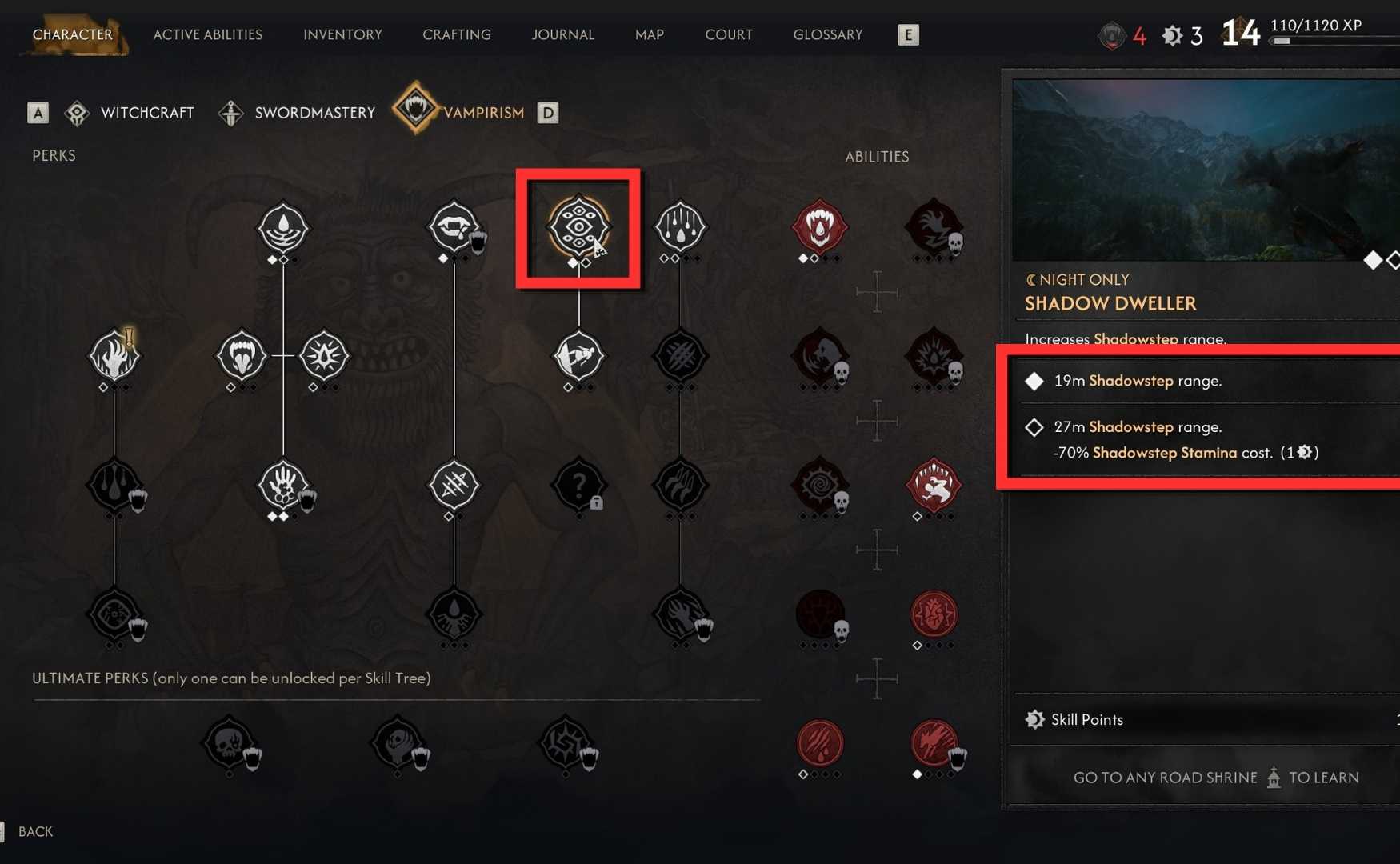 Better Shadowstep mod the blood of dawnwalker (2)