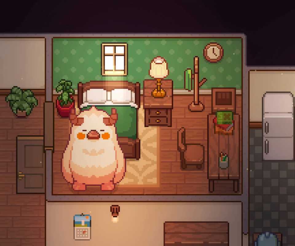 Big monster in a room in Monsterest