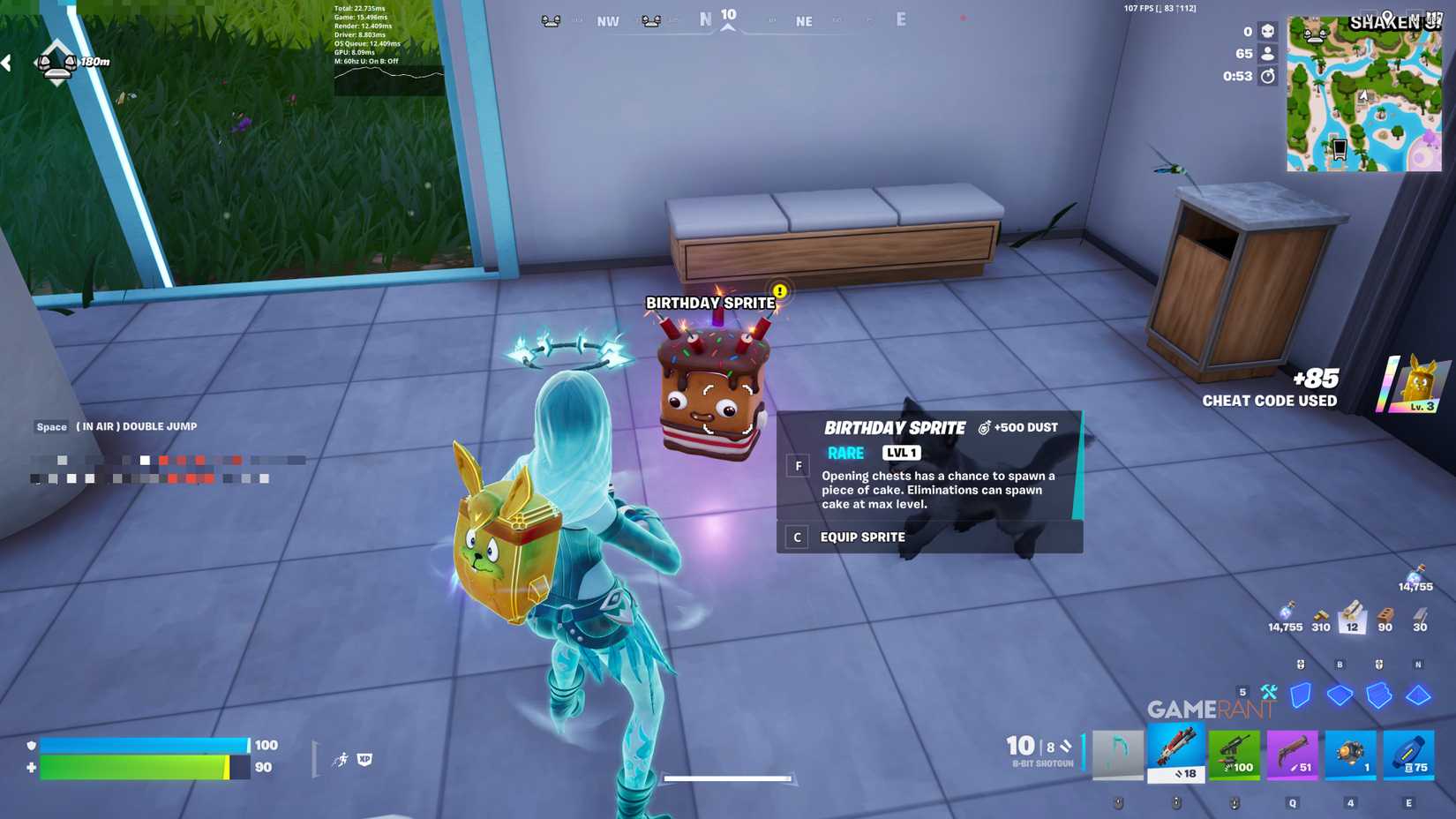 Birthday Sprite - Fortnite - 1